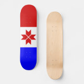 Fahne Mordovia Skateboard (Vorderseite)