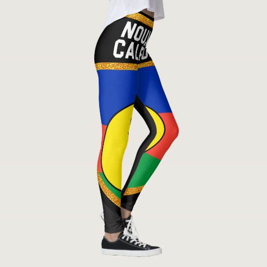 Fahne Neukaledonien Leggings (Rechts)