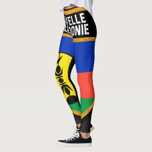 Fahne Neukaledonien Leggings (Links)