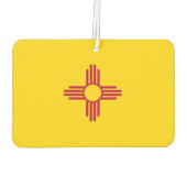 Fahne "New Mexico" Autolufterfrischer (Rückseite)