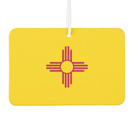 Fahne "New Mexico" Autolufterfrischer (Vorderseite)