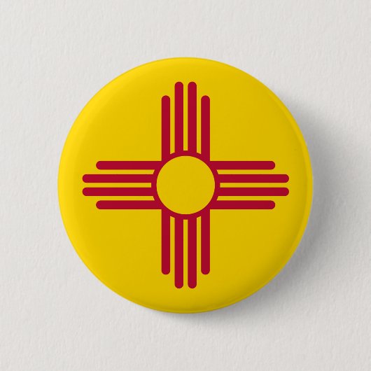 Fahne "New Mexico" Button (Vorderseite)