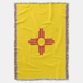 Fahne "New Mexico" Decke (Vorderseite Vertikal)