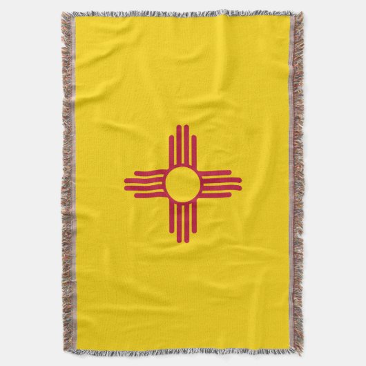 Fahne "New Mexico" Decke (Vorderseite Vertikal)