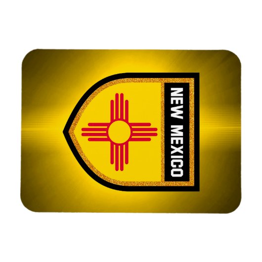 Fahne "New Mexico" Magnet (Horizontal)