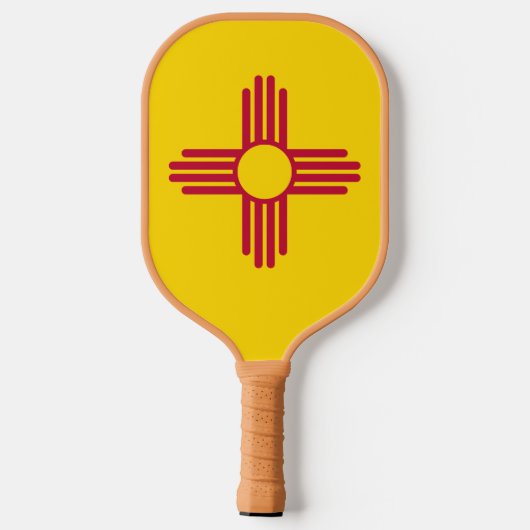 Fahne "New Mexico" Pickleball Schläger (Rückseite)