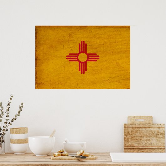 Fahne "New Mexico" Poster (Küche)