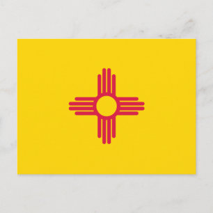 Fahne "New Mexico" Postkarte