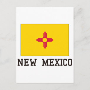 Fahne "New Mexico" Postkarte