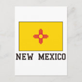 Fahne "New Mexico" Postkarte (Vorderseite)