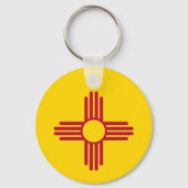 Fahne "New Mexico" Schlüsselanhänger (Vorderseite)