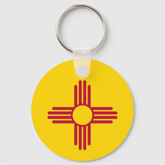 Fahne "New Mexico" Schlüsselanhänger (Vorderseite)