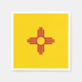 Fahne "New Mexico" Serviette (Vorderseite)