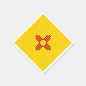 Fahne "New Mexico" Serviette (Ecke)