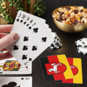 Fahne niedersächsischer Spielkarten (In Situ)