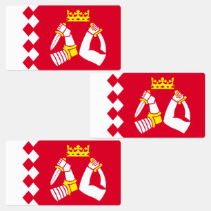 Fahne Nord Karelia Etiketten
