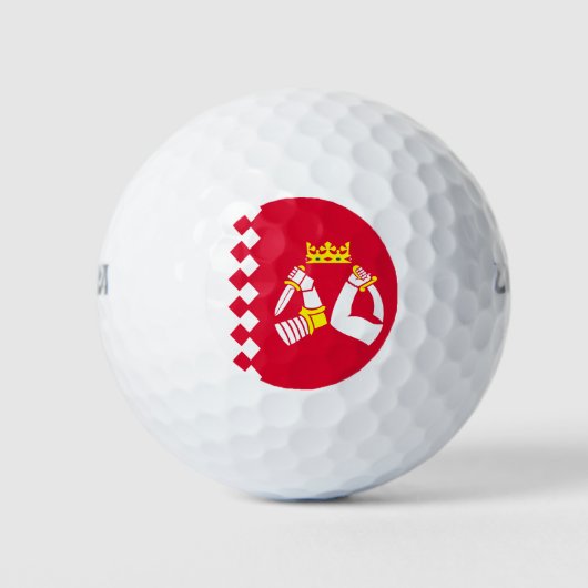Fahne Nord Karelia Golfball (Vorderseite)