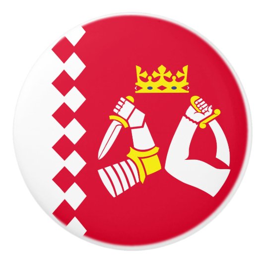 Fahne Nord Karelia Keramikknauf (Vorderseite)