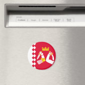 Fahne Nord Karelia Magnet (In Situ (Geschirrspüler))