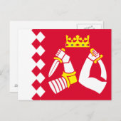 Fahne Nord Karelia Postkarte (Vorne/Hinten)