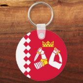 Fahne Nord Karelia Schlüsselanhänger (Rückseite)