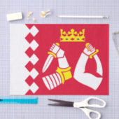 Fahne Nord Karelia Seidenpapier (Handwerk)