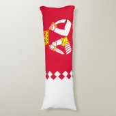 Fahne Nord Karelia Seitenschläferkissen (Vorderseite Vertikal)