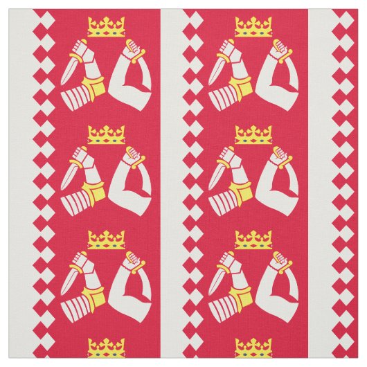 Fahne Nord Karelia Stoff (Muster)