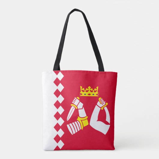 Fahne Nord Karelia Tasche (Rückseite)