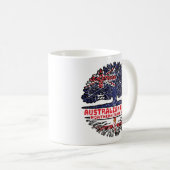 Fahne Nordirland - Australien Kaffeetasse (VorderseiteRechts)