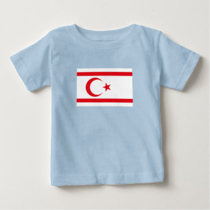 Fahne Nordzypern Baby T-shirt