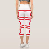 Fahne Nordzypern Capri Leggings (Rückseite)