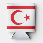 Fahne Nordzypern Dosenkühler (Vorderseite)