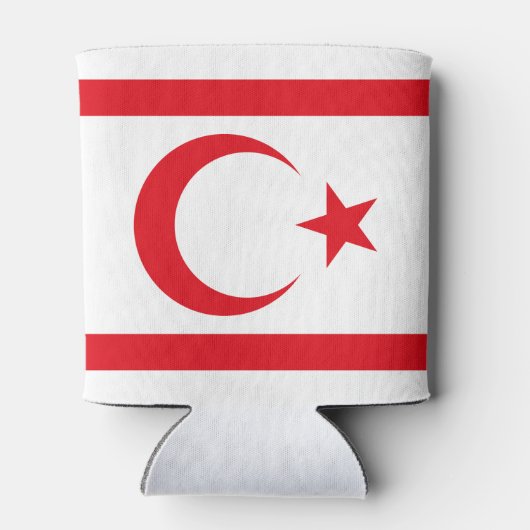 Fahne Nordzypern Dosenkühler (Rückseite)