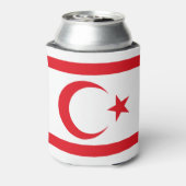 Fahne Nordzypern Dosenkühler (Kanne Rückseite)