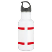 Fahne Nordzypern Edelstahlflasche (Rückseite)