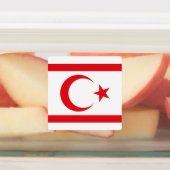 Fahne Nordzypern Etiketten (Befestigt)