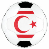 Fahne Nordzypern Fußball (Vorderseite)