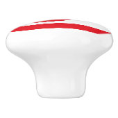 Fahne Nordzypern Keramikknauf (Seitenansicht)