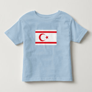 Fahne Nordzypern Kleinkind T-shirt