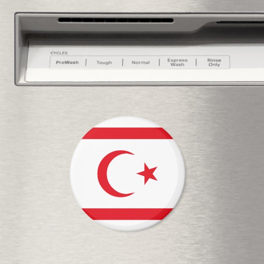Fahne Nordzypern Magnet (In Situ (Geschirrspüler))