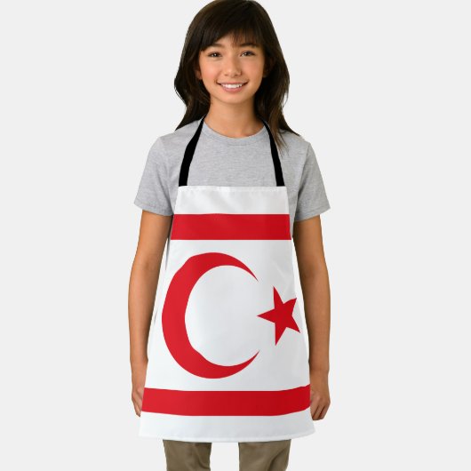 Fahne Nordzypern Schürze (Insitu)