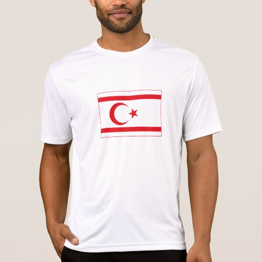 Fahne Nordzypern T-Shirt (Vorderseite)