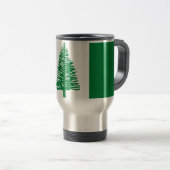 Fahne Norfolk Island Travel/Pendlerische Tasse (VorderseiteRechts)