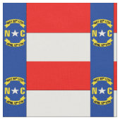 Fahne NORTH CAROLINA Stoff (Nahaufnahme)