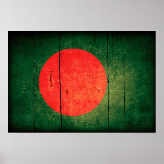 Fahne "Old Wood Bangladesh" Poster