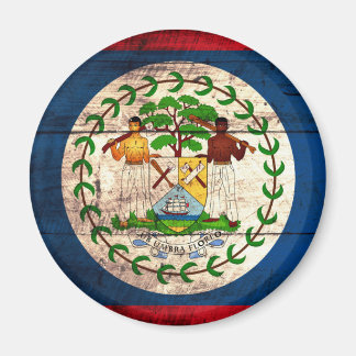 Fahne "Old Wooden Belize" Magnet