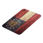 Fahne "Old Wooden Georgia"; Magnet (Linke Seite)