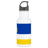 Fahne Patriotic Buryatia Edelstahlflasche (Vorderseite)