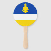 Fahne Patriotic Buryatia Fächer (Vorderseite)